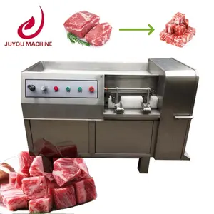 JUYOU automatic frozen chicken meat cube dicing and beef block processing cutting machine pork meat dicer