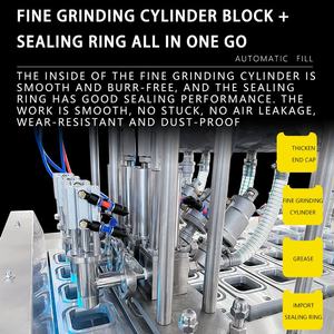 Máquinas de llenado de aceite Close Cup Powder/Cereal Granula Cup Sealing Machine <span class=keywords><strong>con</strong></span> motor para embalaje de bolsas de bebidas - Product Image 2