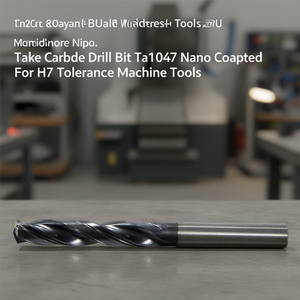 Foret en carbure Ttake Ta1047 avec revêtement nano pour machines-outils à tolérance H7 - Product Image 3