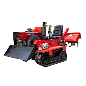 Remote Control Rotary Cultivator Agriculture Machinery Equipment 25HP Small Agricultural Land Machine