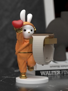 แท่นชาร์จรูปสัตว์ทำมือจากเรซิ่นน่ารัก วาดลายด้วยมือ สำหรับ Apple Watch รุ่น IWatch8 พร้อมลวดลายรูปหัวใจ - Product Image 5