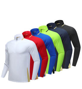 Chándal de fútbol de alta calidad para hombre, camisetas de entrenamiento de fútbol con cremallera impresa por sublimación personalizada, venta al por mayor para Club - Product Image 1