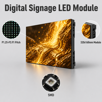 Module d'affichage LED couleur pleine gamme intérieur P1.25 P1.8 P2 P2.5 P3 P3.91 320x160mm SMD pour publicité et signalisation numérique