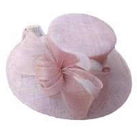 Chapeaux pour femmes à la mode, à large bord, en sinamay, pour le Kentucky Derby, chapeaux de fête, chapeaux d'église pour femmes élégantes et chics, Derby