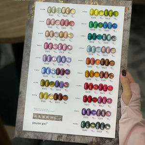 Kit de vernis à ongles gel UV effet œil de chat 36 couleurs, gel magnétique pour ongles avec panneau d'affichage pour salon - Product Image 5