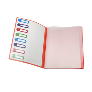 A4 nhiệm vụ nặng nề nhựa nhiều lớp tập tin thư mục phân loại Brochure chỉ số cuốn sách hiển thị rõ ràng tập tin Túi nhãn Túi - Product Image 3