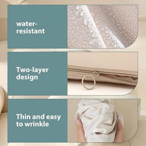 ถุงจัดเก็บผ้าห่มแบบอัดลมอัตโนมัติ รุ่นใหม่ ปี 2024 ประหยัดพื้นที่พิเศษ ถุงเก็บของแบบลูกบาศก์ - Product Image 2