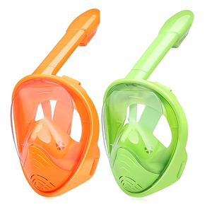 Snorkeluitrusting Voor Kinderen Freedive Duiken Snorkelmasker <span class=keywords><strong>Set</strong></span> Volledig Gezicht Zwemmasker - Product Image 2