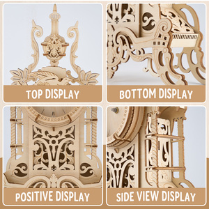 ชุดประกอบโมเดลเรือเหาะไม้ 3 มิติ แบบ DIY ตัดด้วยเลเซอร์ ของเล่นไม้ ประกอบโชว์ตกแต่ง โมเดลเรือเหาะไม้ - Product Image 3