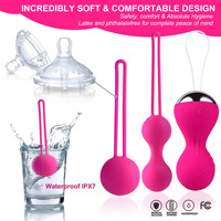 Von Ärzten Empfohlener Kegelball-Vibrator Sexspielzeug für Anfänger Beckenboden-Muskeltrainer Massage-Übungs-Set für Frauen
