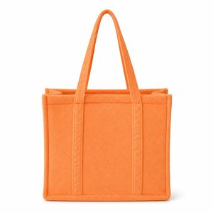 Bolsa de Hombro de Tela de Toalla con Cierre de Cremallera y Múltiples Bolsillos, Color Sólido Personalizable, Reutilizable, para Uso Diario, Venta al Por Mayor - Product Image 1