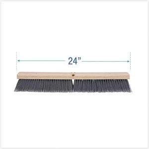 Cepillo para Pisos Boardwalk BWK20424 con Cerdas de Polipropileno de 3 Pulgadas y Cabezal de Cepillo de 24 Pulgadas, Color Gris - Product Image 3