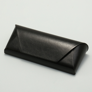 Étui à lunettes - Étui en cuir véritable de vachette fait main, simple et rétro, de type sac, pour ranger les lunettes de lecture et les lunettes de soleil. Can b - Product Image 4