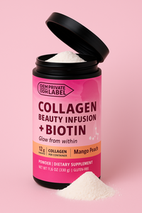 OEM/ODM/OBM fabrika özel çok kollajen peptidler toz hidrolize Protein cilt beyazlatma çok kollajen peptidler tozu - Product Image 3