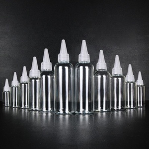 100ml 150ml 200ml Hair Oil Squeeze Applicator Packaging <b>Bottle</b> Clear <b>Plastic</b> <b>Empty</b> <b>Bottle</b> With Twist-open Dispensing Cap - Product Image 4