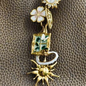 Custom <b>Personalized</b> Vintage Gold <b>Keychain</b> Light Stainless Steel Purse and Bag Chain Charms Gift for Her - Product Image 5