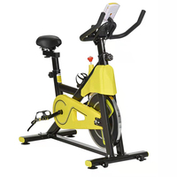 Vélo d'exercice à résistance magnétique intelligent avec écran LCD, transmission par courroie, pour la pratique du cyclisme en intérieur à la maison ou en studio