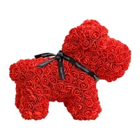 Cadeaux de la Saint-Valentin très demandés : ours en peluche avec rose en PE