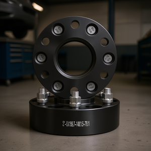 Espaciadores de Ruedas de 2 Pulgadas 6x139.7mm de Aleación de Aluminio Negro de 6 Birlos para una Mejor Visibilidad - Product Image 2