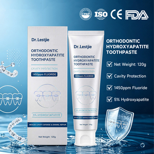 Fabricant OEM de dentifrice en marque blanche en gros, dentifrice orthodontique anti-caries à l'hydroxyapatite et au fluor <span class=keywords><strong>pour</strong></span> soins des appareils dentaires - Product Image 1