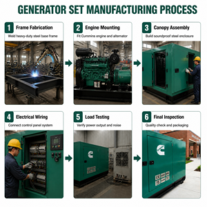 Grupo Electrógeno Diésel Portátil Súper Silencioso Cummins Perkins con Voltaje Nominal de 380V 220V 240V 20KW/30KW 25KVA/40KVA 1500 Rpm - Product Image 3
