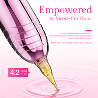 Machine à tatouer de précision FAVIAMO LUMA conçue pour les artistes femmes, stylo de 4,2 mm