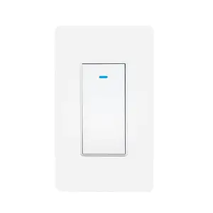 Tuya/Smart Life WiFi US Switch Automation Switch 1 gang Push Button Controller Modules With Manual Smart Panel Smart Switch