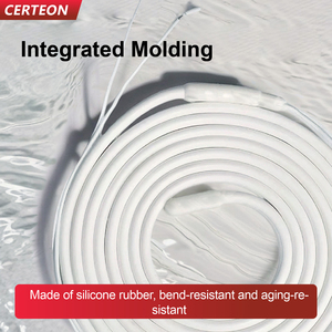 سلك تسخين من السيليكون مقاوم للماء للسباكة والمجاري لمنع التجمد مدفأة أنبوب الصرف قابلة للتعديل - Product Image 3