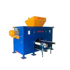 Máquina trituradora de acero inoxidable semiautomática de alta demanda, trituradora de chatarra de doble eje de proveedor indio - Product Image 1