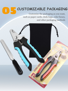 Vente en gros de coupe-ongles pour animaux de compagnie en acier inoxydable, accessoires de toilettage pour animaux de compagnie en plastique, <span class=keywords><strong>ciseaux</strong></span> à ongles pour animaux de compagnie en acier inoxydable - Product Image 6