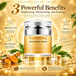 Migliore Crema e Lozione Viso Cosmetica alle Erbe, Schiarente Notturna, Rimuovi Macchie Scure, Crema Antiacne alla Curcuma per il Viso - Product Image 1