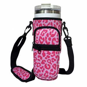 Pochette pour bouteille d'eau Adventure Quencher en néoprène 40 oz, sac pour gobelet isotherme 40 oz avec fermeture éclair, sac pour bouteille d'eau - Product Image 4