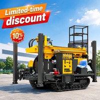 Foreuse rotative pour puits d'eau WD, moteur Cummins, 30 °   Capacité de descente, couleur personnalisée, type chenillé