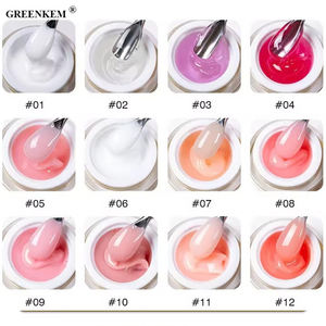 Gel de construction pour ongles 15 ml, transparent, blanc, rose, gel d'extension UV, gel de construction pour nail art - Product Image 6