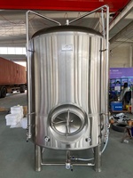 Cuve de brassage en acier inoxydable de 500 L avec chemise de refroidissement alvéolée et pierre de carbonatation pour micro-brasserie et brasserie artisanale