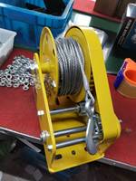 Treuil manuel à frein automatique Gear Heat Treatment 1200lbs, treuil pour bateau, levage vertical, remorque de bateau, treuil à trépied