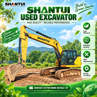 Excavator Bekas Shantui SE205-10W 22 Ton, Mesin Penggali Hidrolik Crawler untuk Pekerjaan Pemindahan Tanah Konstruksi Perkotaan