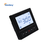 Thermostat numérique à écran tactile RS485 Modbus pour unité de traitement d'air (AHU) avec commande de vanne flottante ou de vanne proportionnelle-intégrale
