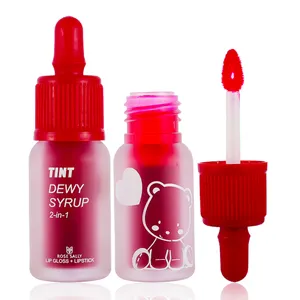 Luxury Custom Best Long Lasting Velvet Cute Mini Waterproof Liquid Lip Tint Stain Gloss Supplier Custom Logo Rebranding Lip Tint