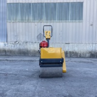 Compacteur vibrant portatif à double tambour pour asphalte, mini-rouleau compresseur, vente chaude, directement de l'usine
