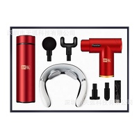 Ensemble de cadeaux d'affaires personnalisés avec tasse, instrument pour la colonne cervicale, dispositif de protection des yeux, batterie externe, montre de sport