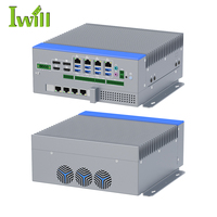 PC Gateway Industrial de Alta Calidad con Tel de 12ª, 13ª y 14ª Generación Core I3 I5 I7, IoT, 4GbE LAN, 8USB3.1, 6COM, Computadora Industrial