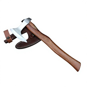 Premium Damascus Steel <b>Axe</b> Handmade Wood <b>Handle</b> Camping Hatchet for Bushcraft Hunting Survival Outdoor Tool - Product Image 4