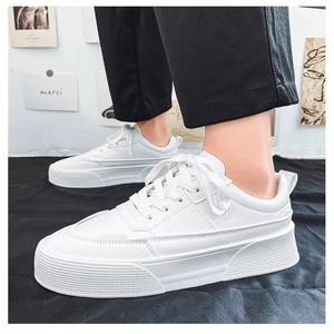 Fabricant de baskets personnalisées, petites commandes, chaussures de marche blanches pour hommes, chaussures en cuir - Product Image 4