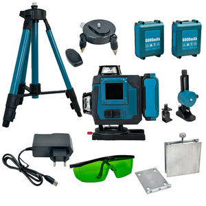 Outils de nivellement pour murs et sols 16 lignes <span class=keywords><strong>Niveau</strong></span> de lumière verte pour l'intérieur et l'extérieur <span class=keywords><strong>avec</strong></span> <span class=keywords><strong>trépied</strong></span> <span class=keywords><strong>Niveau</strong></span> <span class=keywords><strong>laser</strong></span> contrôlable à distance - Product Image 1