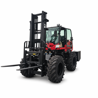 Nouveau chariot élévateur tout-terrain BLT 4x4 de haute qualité, 3-5 tonnes, diesel, pour travaux de construction en extérieur, manutention de matériaux