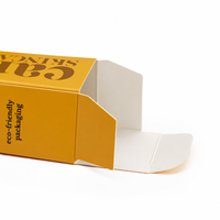 Maßgefertigte Faltkarton-Verpackungsbox mit Logodruck und Steckverschluss-Struktur