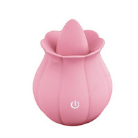 Vibrateur Rose Rose, 10 Modes de Léchage de Langue, Portable et Étanche, Vente en Gros Usine