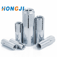 Ancre à enfoncer en acier au carbone Hongji, zinguée bleu-blanc, filetage M6-M20 pour béton, en stock, de bonne qualité