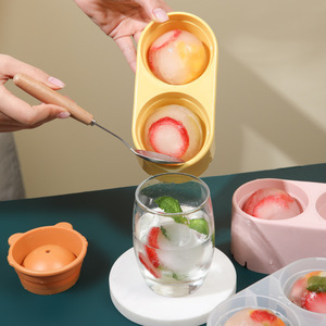 Moule à glace créatif à double boule en silicone de qualité alimentaire pour cocktails et fêtes estivales - Product Image 5